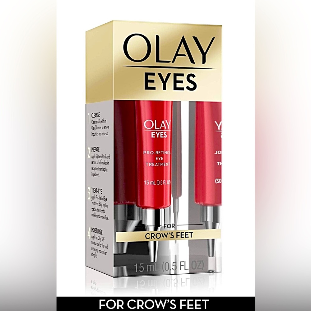 🆕 Olay Eyes Pro Retinol Eye Cream Anti-Wrinkle Treatment for Crow's Feet,